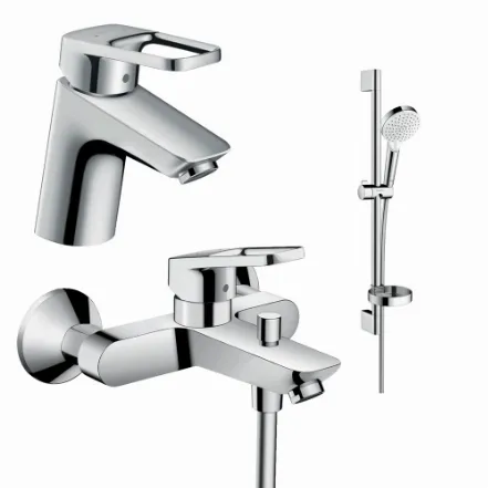 Набір змішувачів Hansgrohe Logis Loop для ванни та умивальника 70 (71150000+71244000+26553400)